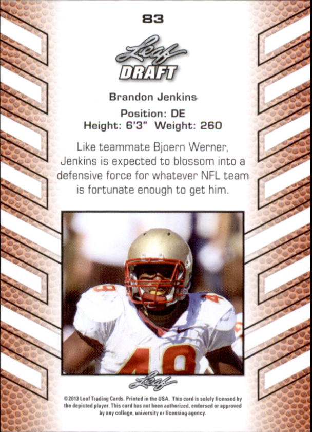 B1958- 2013 Leaf Draft Football #s 1-100 +Inserts -You Pick- 15+ FREE US SHIP - Picture 104 of 138