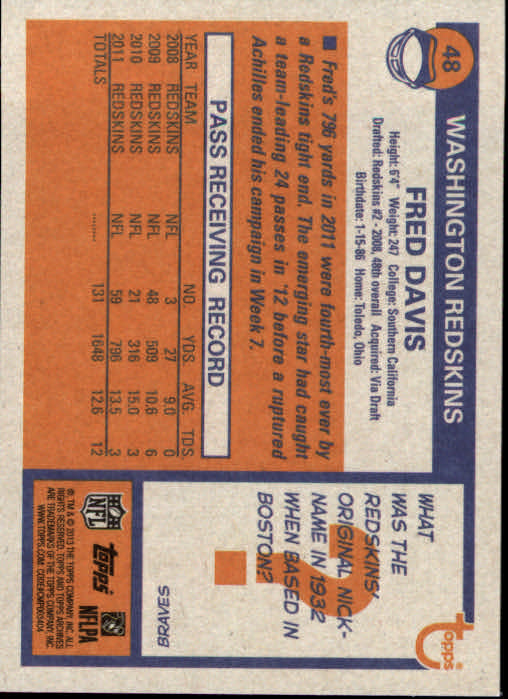 A6330- 2013 Topps Archives FB Cards 1-240 +Inserts -You Pick- 15+ FREE US SHIP - Picture 59 of 265