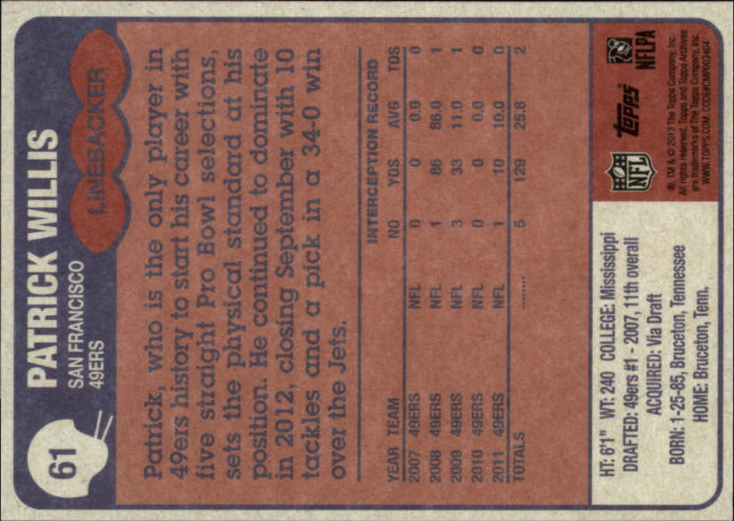 A6330- 2013 Topps Archives FB Cards 1-240 +Inserts -You Pick- 15+ FREE US SHIP - Picture 81 of 265