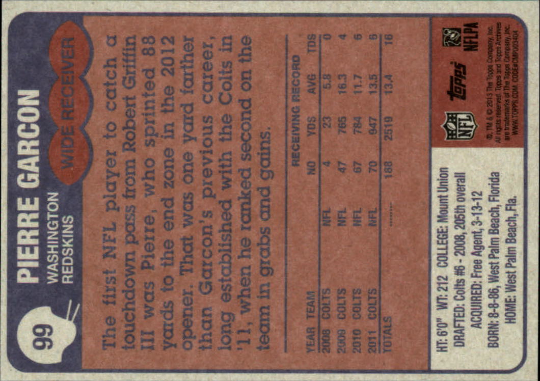 A6330- 2013 Topps Archives FB Cards 1-240 +Inserts -You Pick- 15+ FREE US SHIP - Picture 127 of 265