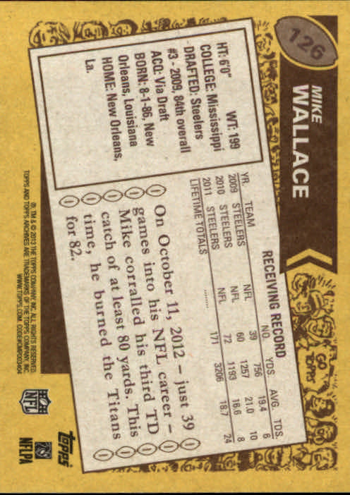 A6330- 2013 Topps Archives FB Cards 1-240 +Inserts -You Pick- 15+ FREE US SHIP - Picture 165 of 265
