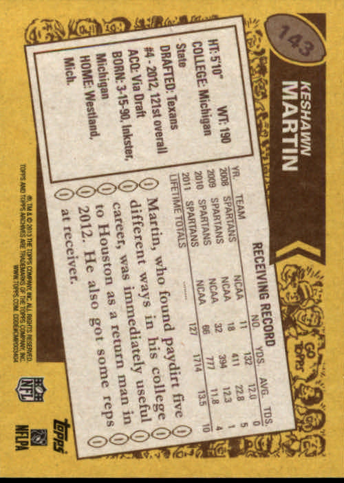 A6330- 2013 Topps Archives FB Cards 1-240 +Inserts -You Pick- 15+ FREE US SHIP - Picture 183 of 265