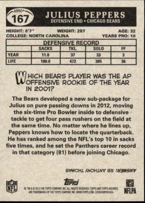 A6330- 2013 Topps Archives FB Cards 1-240 +Inserts -You Pick- 15+ FREE US SHIP - Picture 213 of 265