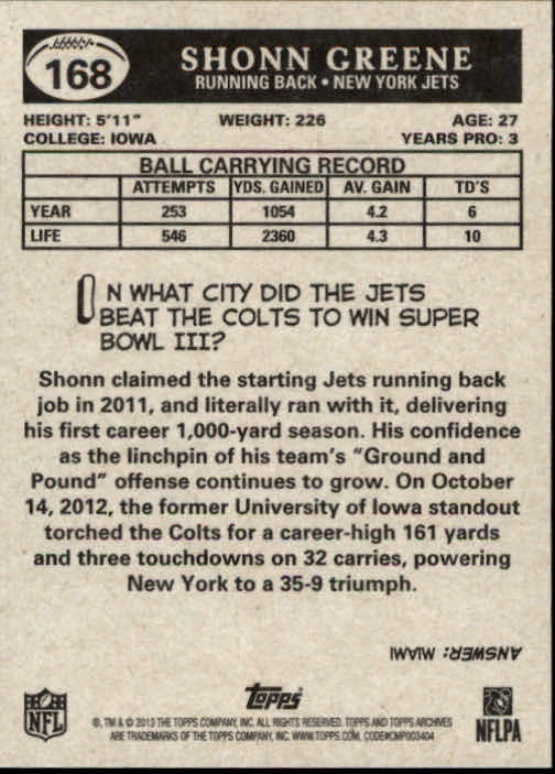 A6330- 2013 Topps Archives FB Cards 1-240 +Inserts -You Pick- 15+ FREE US SHIP - Picture 215 of 265