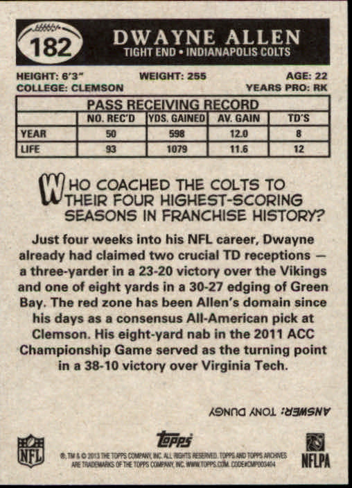 A6330- 2013 Topps Archives FB Cards 1-240 +Inserts -You Pick- 15+ FREE US SHIP - Picture 235 of 265
