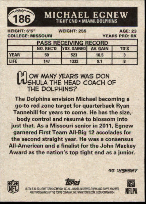 A6330- 2013 Topps Archives FB Cards 1-240 +Inserts -You Pick- 15+ FREE US SHIP - Picture 239 of 265