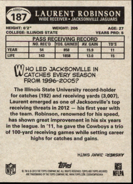 A6330- 2013 Topps Archives FB Cards 1-240 +Inserts -You Pick- 15+ FREE US SHIP - Picture 241 of 265