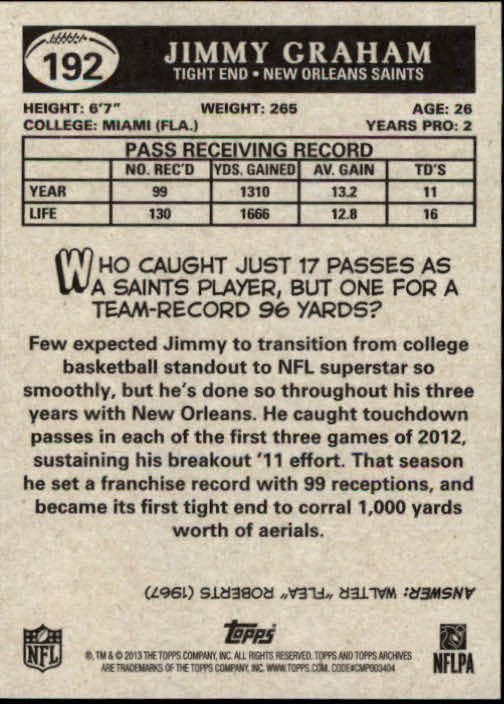 A6330- 2013 Topps Archives FB Cards 1-240 +Inserts -You Pick- 15+ FREE US SHIP - Picture 247 of 265