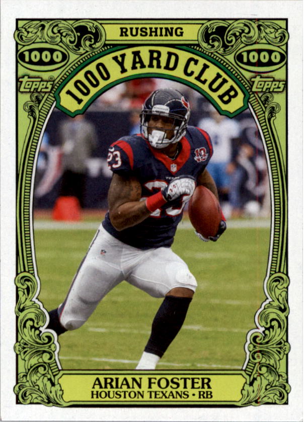 2013 Topps Archives 1000 Yard Club #5 Arian Foster