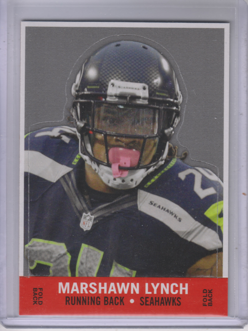 2013 Topps Archives 1968 Stand-Ups #68SUMF Marshawn Lynch
