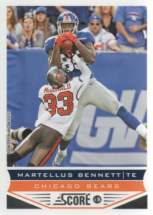 2013 Score #38 Martellus Bennett