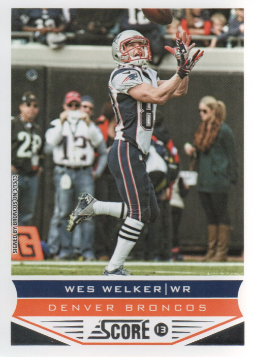 2013 Score #65 Wes Welker