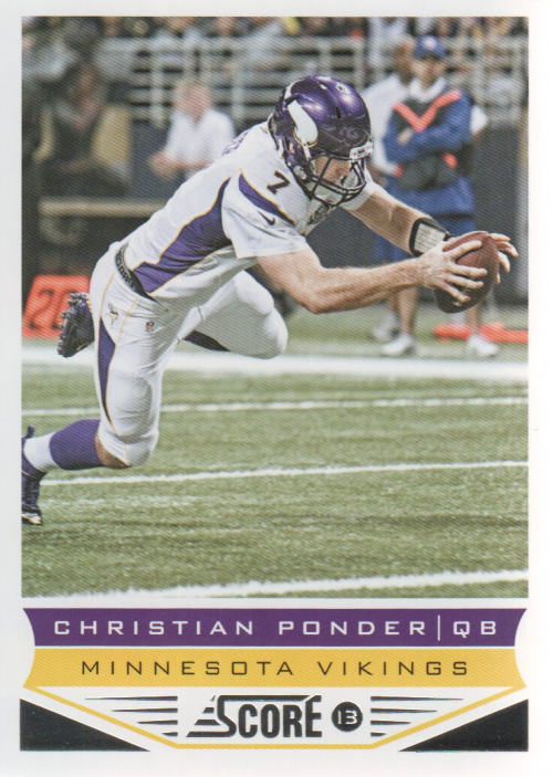 2013 Score #117 Christian Ponder