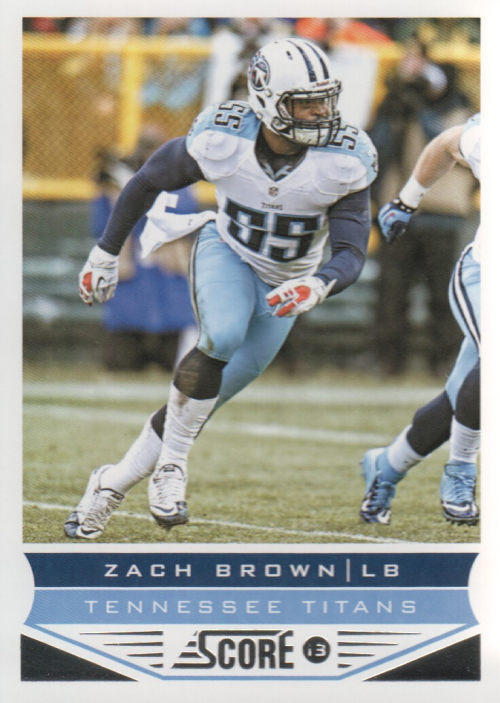 2013 Score #213 Zach Brown