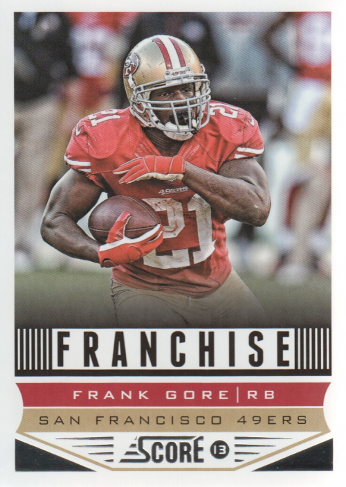 2013 Score #294 Frank Gore F