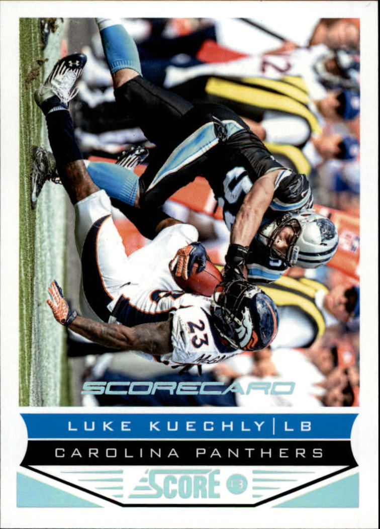 2013 Score Scorecard #33 Luke Kuechly