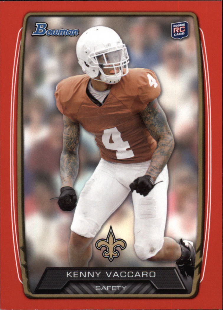 2013 Bowman Red #172 Kenny Vaccaro