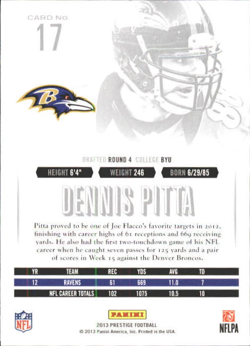 A6789- 2013 Prestige Football Cards 1-200 +Rookies -You Pick- 15+ FREE US SHIP - Picture 35 of 391