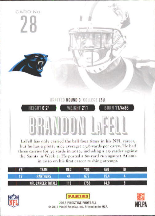A6789- 2013 Prestige Football Cards 1-200 +Rookies -You Pick- 15+ FREE US SHIP - Picture 57 of 391