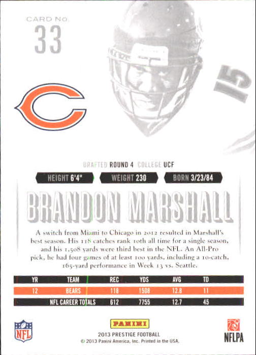 A6789- 2013 Prestige Football Cards 1-200 +Rookies -You Pick- 15+ FREE US SHIP - Picture 67 of 391