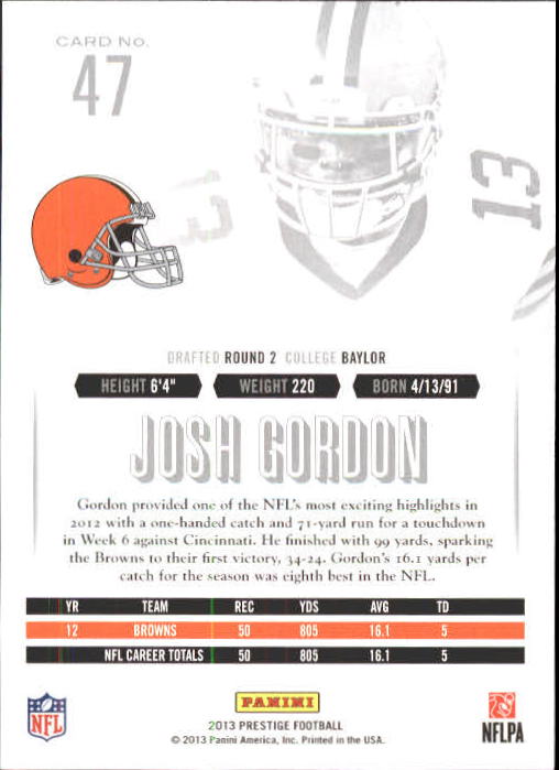 A6789- 2013 Prestige Football Cards 1-200 +Rookies -You Pick- 15+ FREE US SHIP - Picture 95 of 391