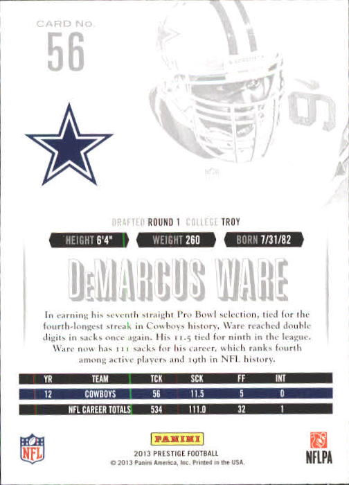 A6789- 2013 Prestige Football Cards 1-200 +Rookies -You Pick- 15+ FREE US SHIP - Picture 113 of 391