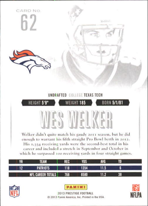 A6789- 2013 Prestige Football Cards 1-200 +Rookies -You Pick- 15+ FREE US SHIP - Picture 125 of 391