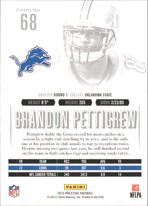 A6789- 2013 Prestige Football Cards 1-200 +Rookies -You Pick- 15+ FREE US SHIP - Picture 135 of 391