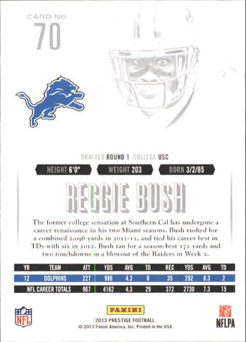 A6789- 2013 Prestige Football Cards 1-200 +Rookies -You Pick- 15+ FREE US SHIP - Picture 139 of 391