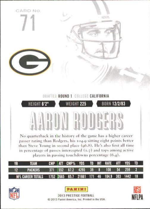 A6789- 2013 Prestige Football Cards 1-200 +Rookies -You Pick- 15+ FREE US SHIP - Picture 141 of 391