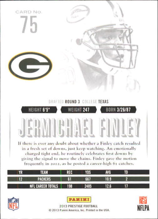 A6789- 2013 Prestige Football Cards 1-200 +Rookies -You Pick- 15+ FREE US SHIP - Picture 149 of 391