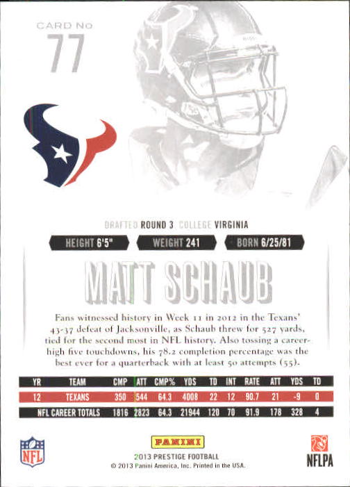 A6789- 2013 Prestige Football Cards 1-200 +Rookies -You Pick- 15+ FREE US SHIP - Picture 152 of 391