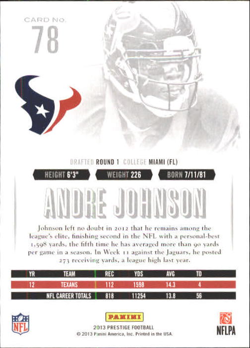A6789- 2013 Prestige Football Cards 1-200 +Rookies -You Pick- 15+ FREE US SHIP - Picture 154 of 391