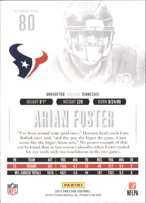 A6789- 2013 Prestige Football Cards 1-200 +Rookies -You Pick- 15+ FREE US SHIP - Picture 158 of 391