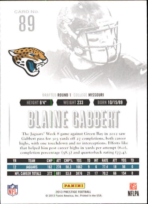 A6789- 2013 Prestige Football Cards 1-200 +Rookies -You Pick- 15+ FREE US SHIP - Picture 175 of 391