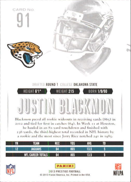 A6789- 2013 Prestige Football Cards 1-200 +Rookies -You Pick- 15+ FREE US SHIP - Picture 179 of 391