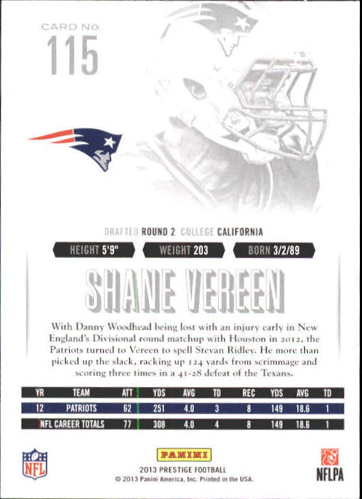 A6789- 2013 Prestige Football Cards 1-200 +Rookies -You Pick- 15+ FREE US SHIP - Picture 226 of 391