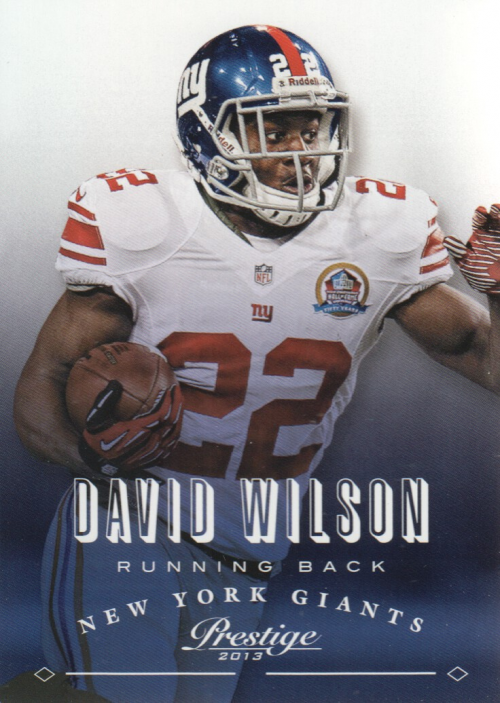 2013 Prestige #130 David Wilson