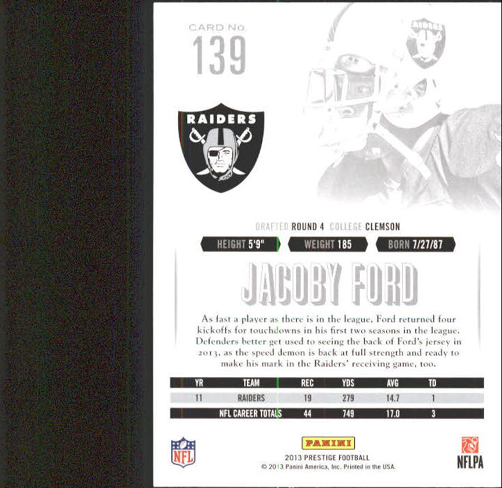 A6789- 2013 Prestige Football Cards 1-200 +Rookies -You Pick- 15+ FREE US SHIP - Picture 274 of 391