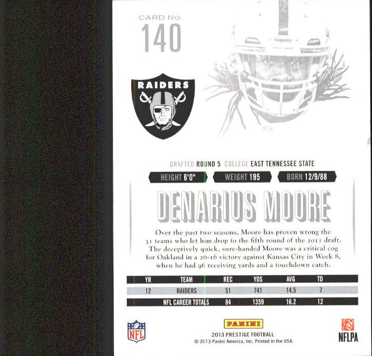A6789- 2013 Prestige Football Cards 1-200 +Rookies -You Pick- 15+ FREE US SHIP - Picture 276 of 391