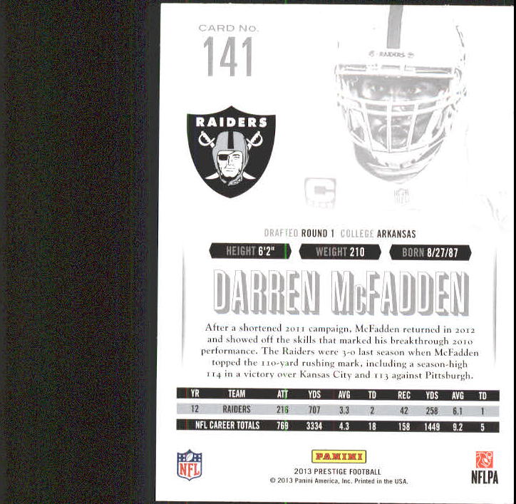 A6789- 2013 Prestige Football Cards 1-200 +Rookies -You Pick- 15+ FREE US SHIP - Picture 278 of 391