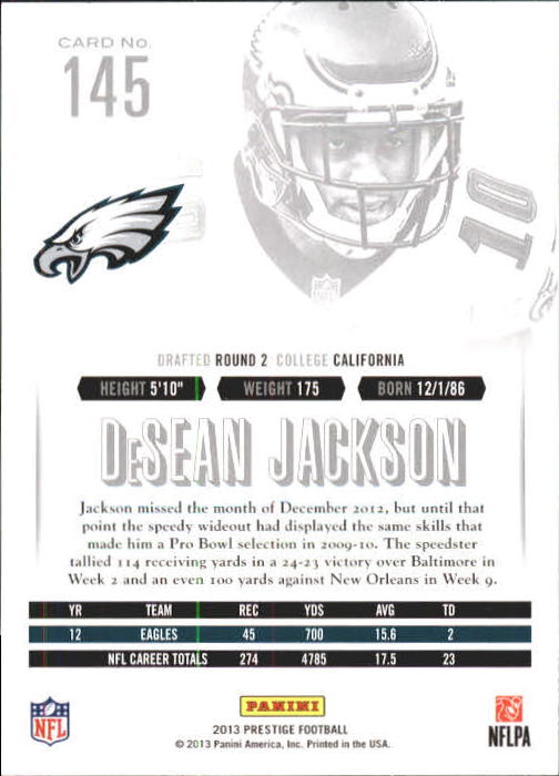A6789- 2013 Prestige Football Cards 1-200 +Rookies -You Pick- 15+ FREE US SHIP - Picture 284 of 391