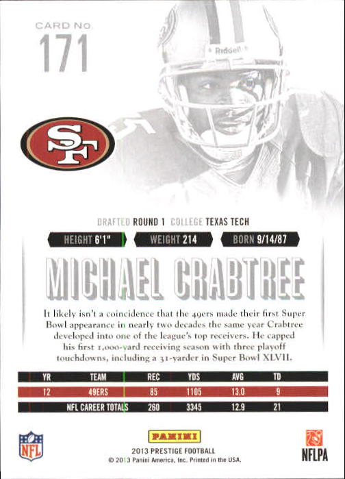 A6789- 2013 Prestige Football Cards 1-200 +Rookies -You Pick- 15+ FREE US SHIP - Picture 333 of 391