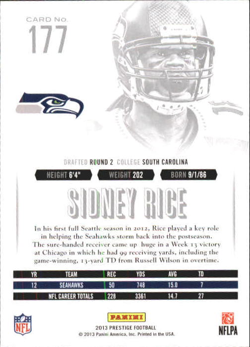 A6789- 2013 Prestige Football Cards 1-200 +Rookies -You Pick- 15+ FREE US SHIP - Picture 345 of 391