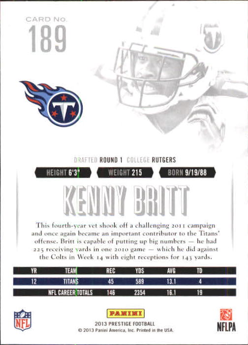 A6789- 2013 Prestige Football Cards 1-200 +Rookies -You Pick- 15+ FREE US SHIP - Picture 369 of 391