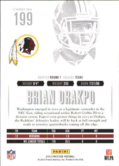 A6789- 2013 Prestige Football Cards 1-200 +Rookies -You Pick- 15+ FREE US SHIP - Picture 389 of 391