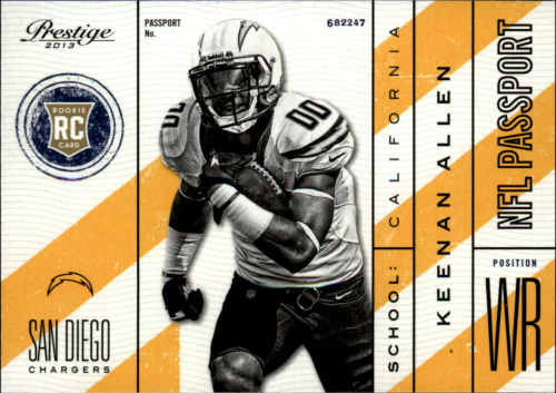 2013 Prestige NFL Passport #7 Keenan Allen