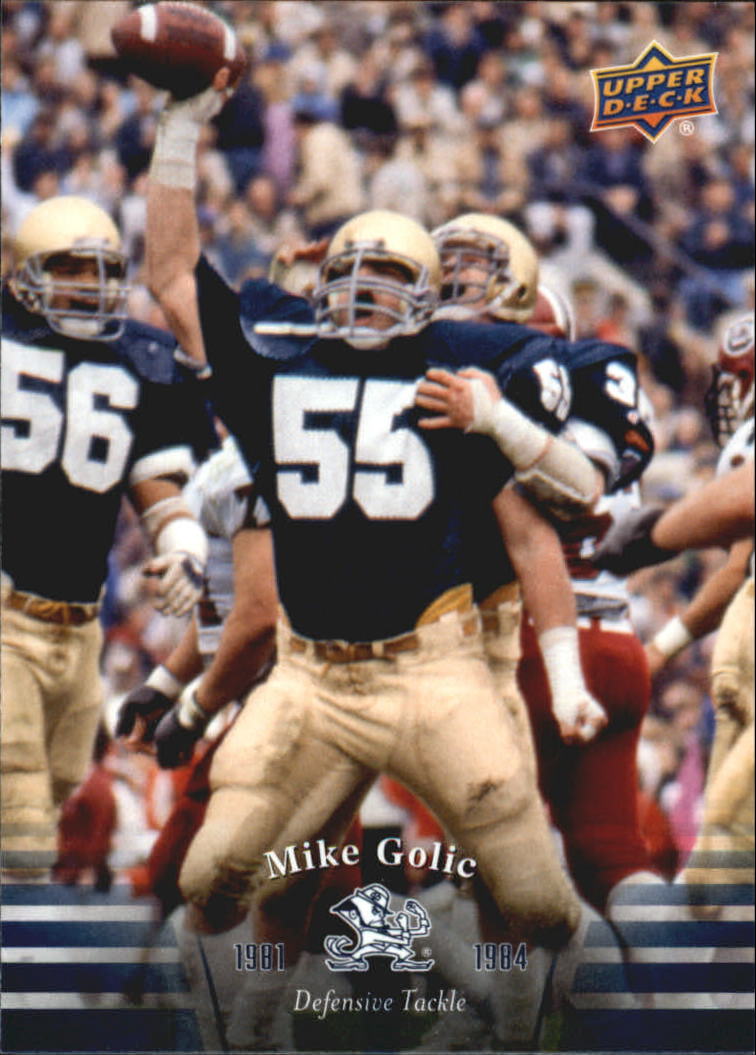 2013 Upper Deck Notre Dame #40 Mike Golic