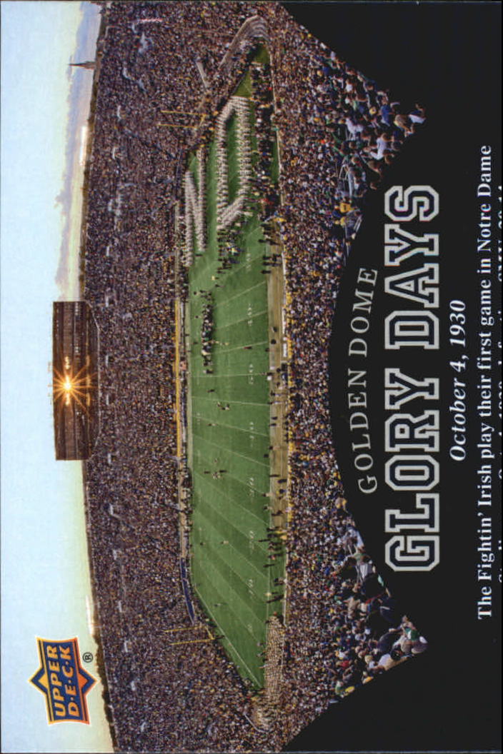 2013 Upper Deck Notre Dame #97 Notre Dame Stadium GDGD - NM-MT