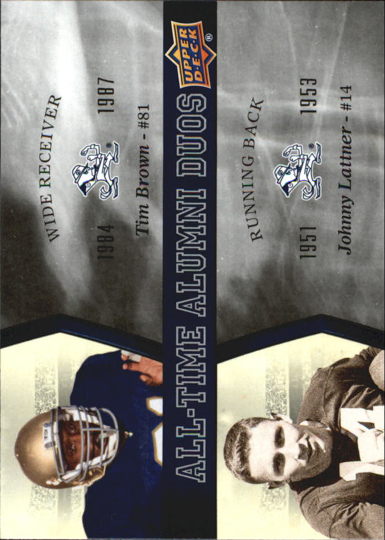 2013 Upper Deck Notre Dame All Time Alumni Football Card Pick (Inserts) - Bild 62 von 91